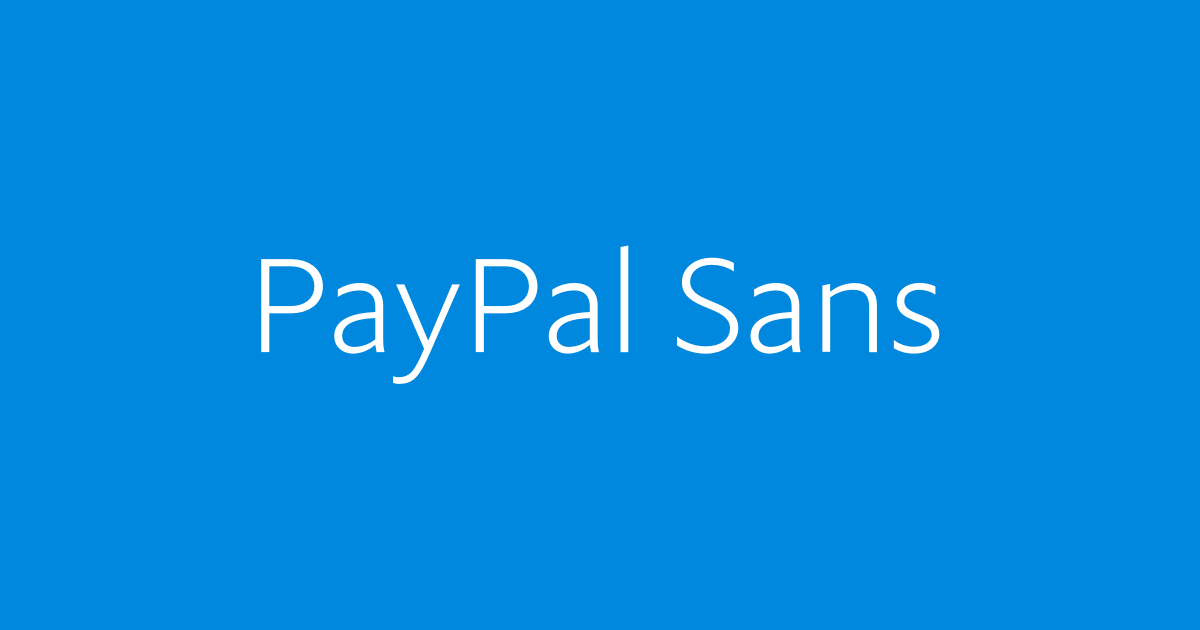 PayPal Sans Fonts Free Download - 1001fish.ru