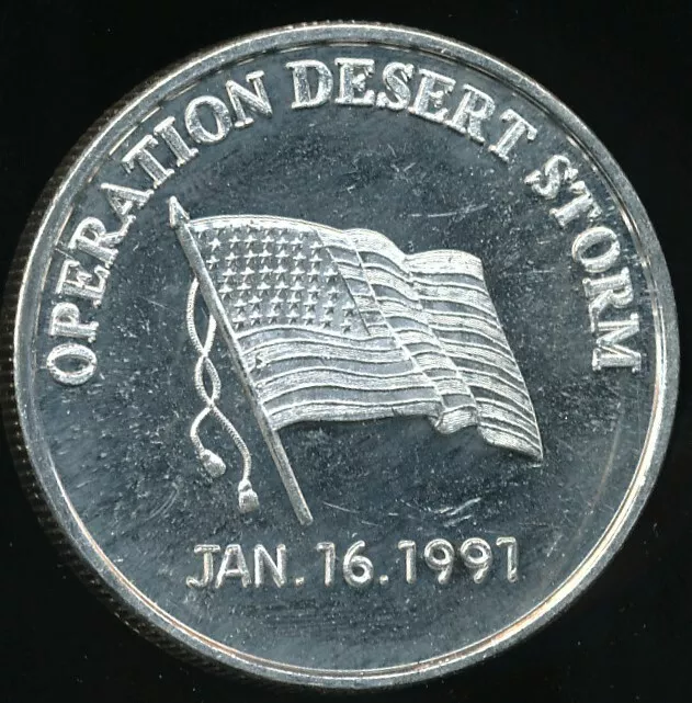 Operation Desert Storm Challenge Coin – Cartouche and Coin Shop