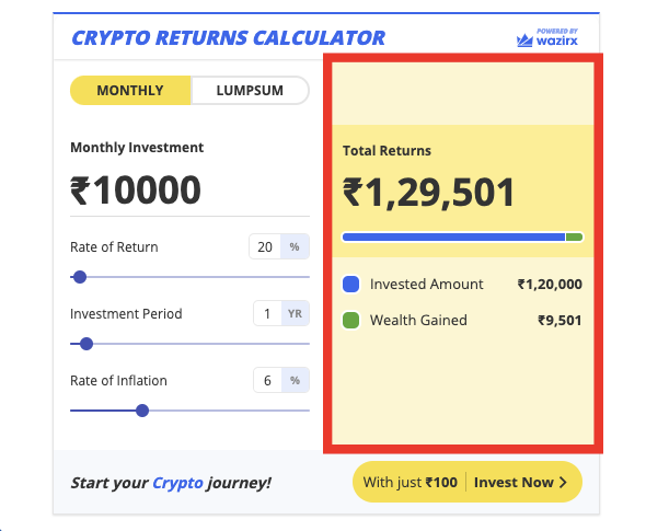 What if Calculator - Cryptocurrency FOMO Calculator - CryptoGround