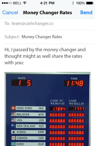 Singapore Dollar SGD: Currency Exchange Rates Table