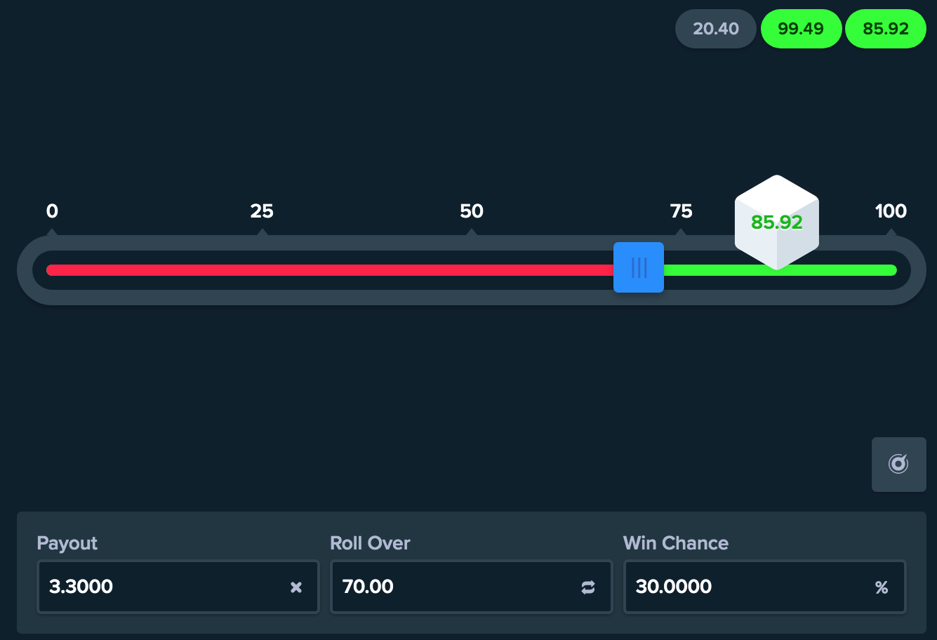 MintDice Bitcoin Casino 