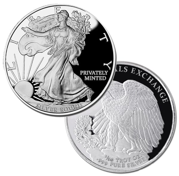 Silver Art Rounds Featuring Coins