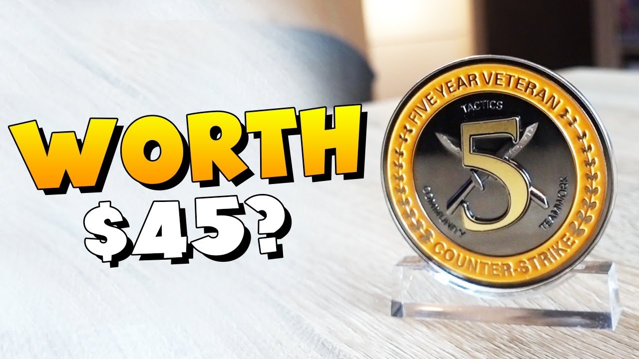 Cs go 5 year veteran coin by yfuchoa - Thingiverse