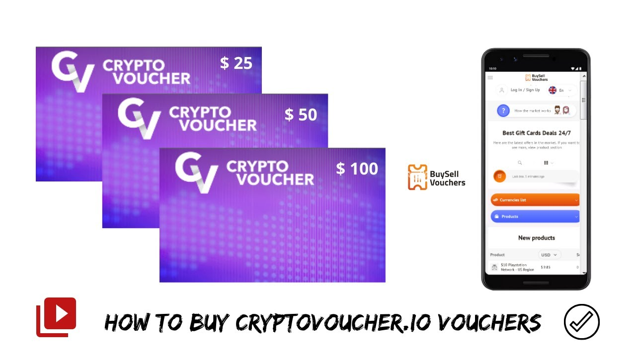 Crypto Voucher - Gift Card | Buy Cheap Price - Email Delivery