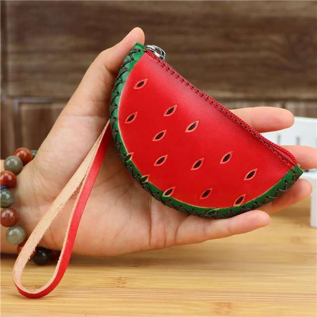 Hand-made gold coin purse. Sweet melon - Shop WIJ Handmade Crafts & Embroidery Wallets - Pinkoi