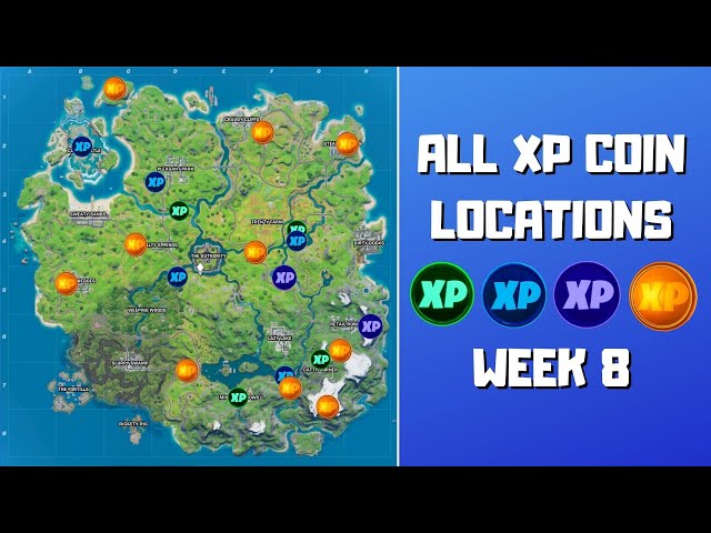 All Fortnite Season 3 Week 8 XP Coin Locations