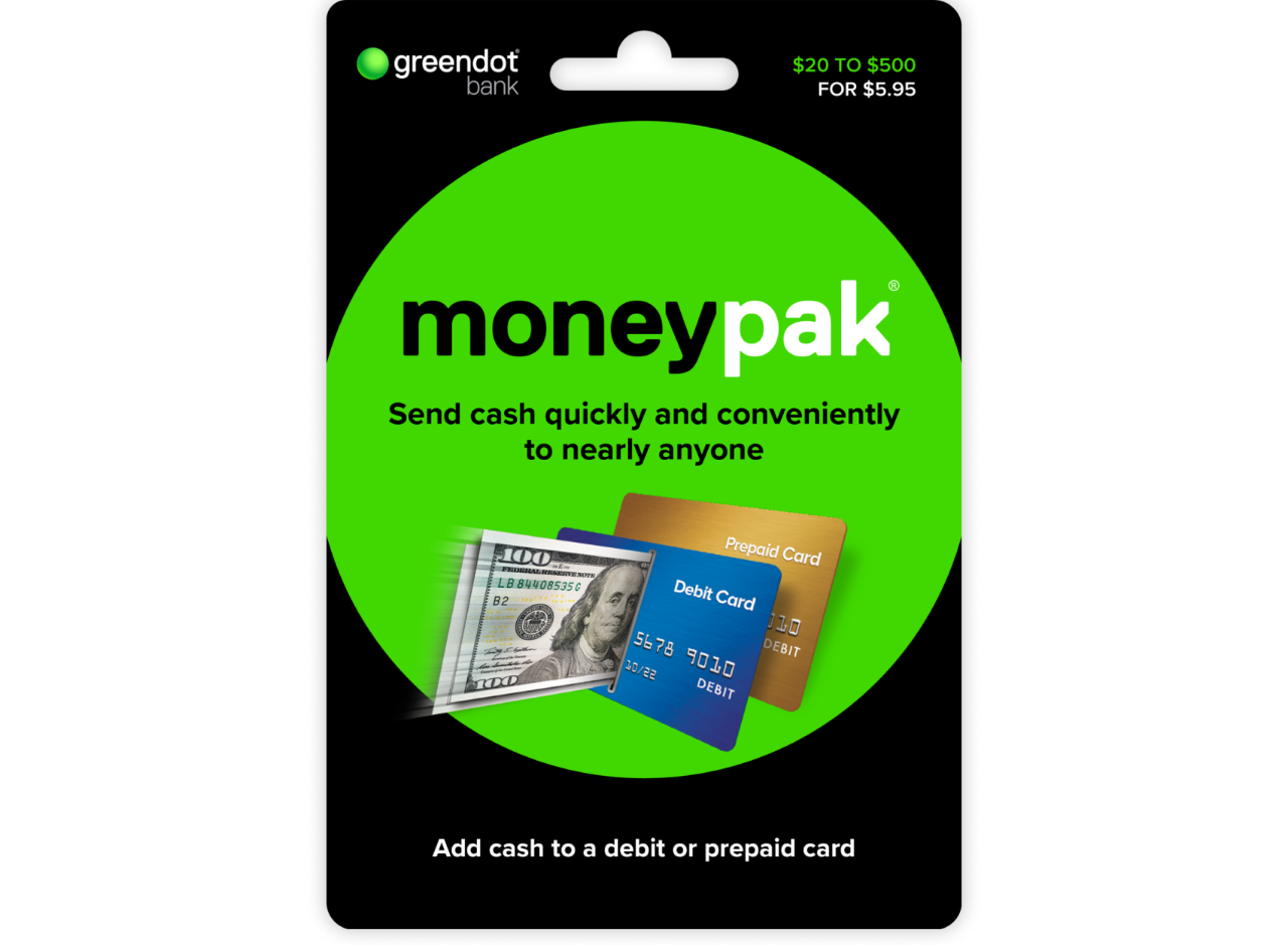 Green Dot Money Pak Card Problems - PayPal Community