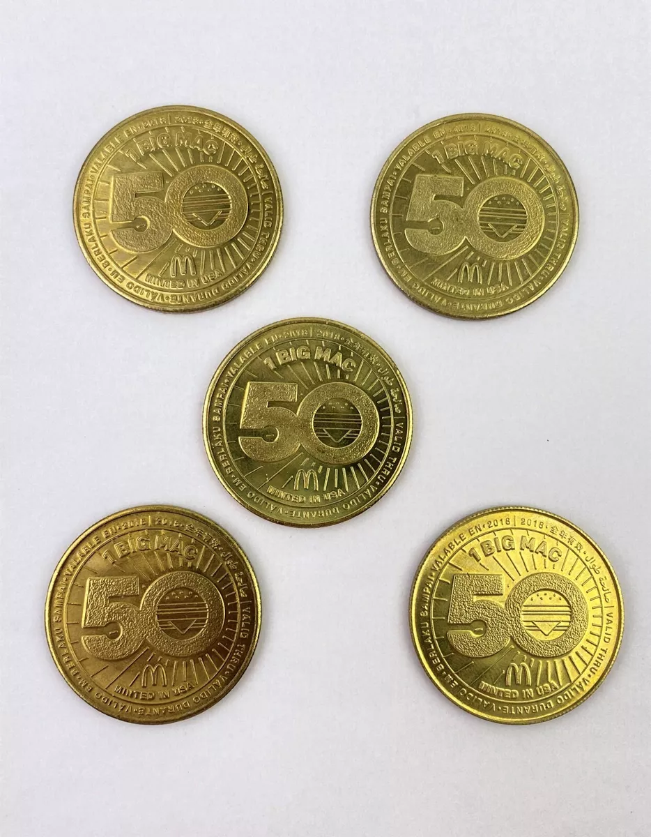 McDonald's notes 50th anniversary of the Big Mac with commemorative coins