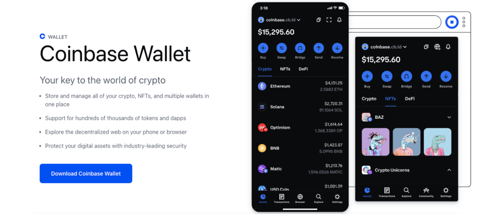 Coinbase - Content Screens Screenshots | UI Sources