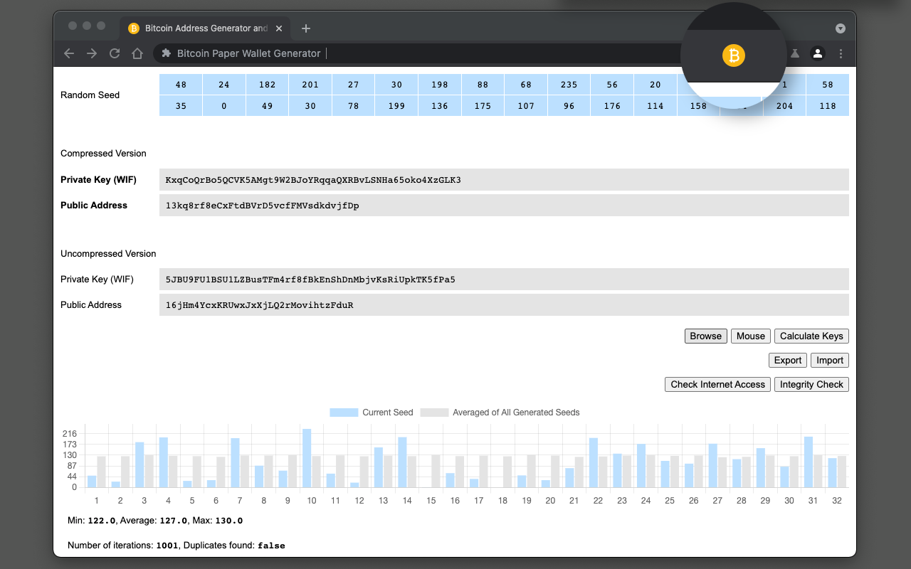 Random Bitcoin Address Generator, Generate Fake Bitcoin Address | IPVoid