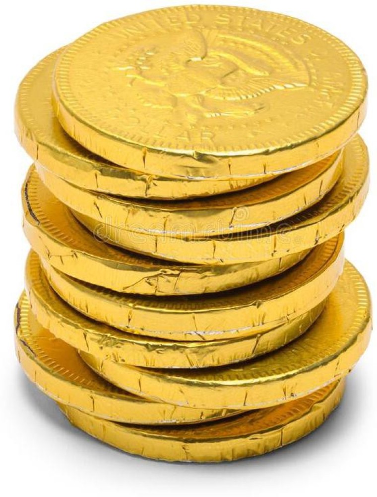 Milk Chocolate Foiled Gold Coins - One Pound | Chocolate Chocolate