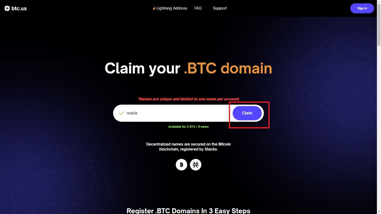 How to Buy .BTC Domain Name? - Coinapult