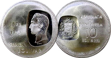 Coin Details - JAG Commemorative Coins of Venezuela