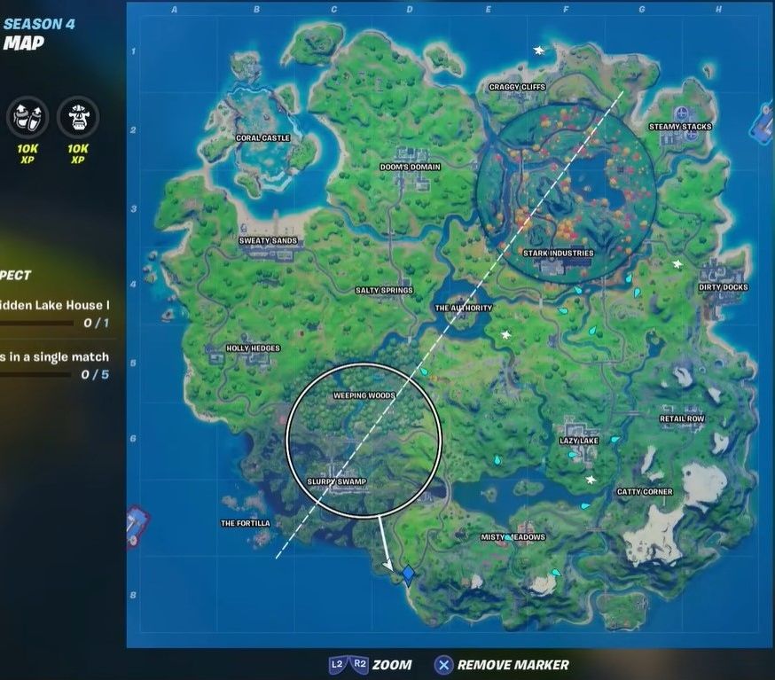 XP Coins Locations in Fortnite Chapter 2 Season 5 Week 13