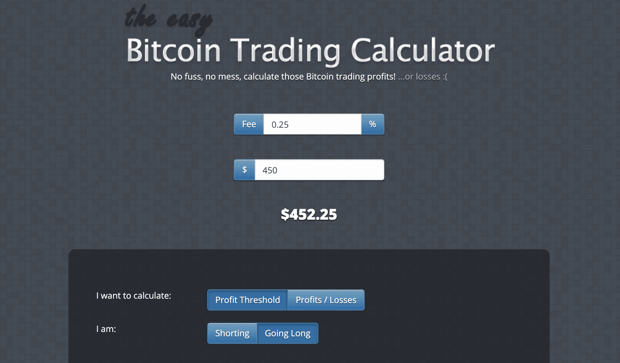 ▷ Bitcoin and Crypto Profit Calculator | CRIPTOMO