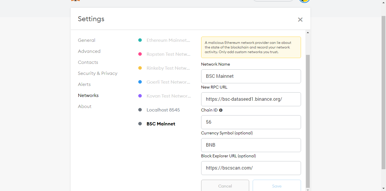 Adding BNB Chain to Your MetaMask Wallet - BNB Chain Blog