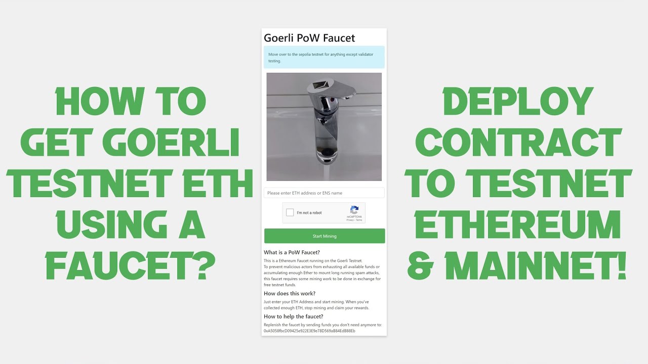 Ethereum Goerli Faucet