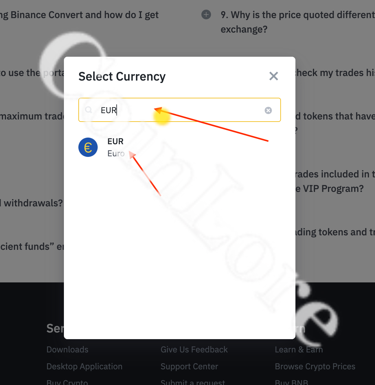 Exchange currency at the airport Kenya KES KES