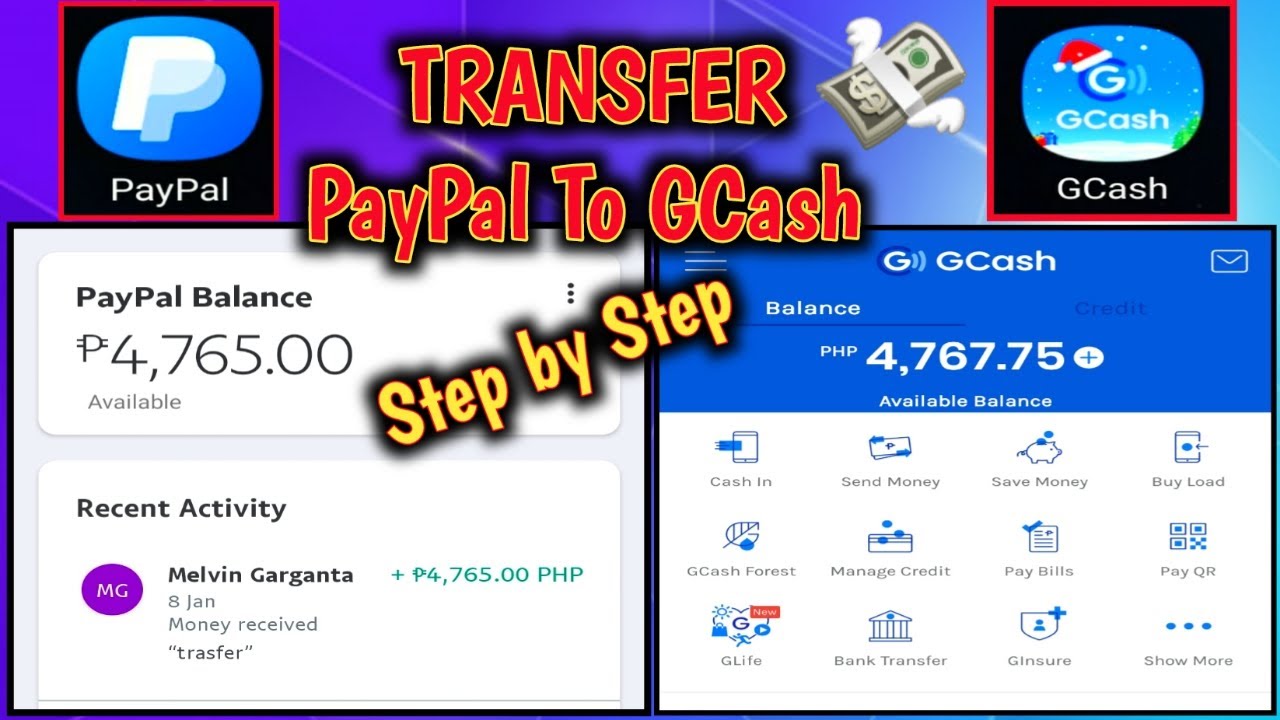 How to Transfer No Fail Money from Paypal to Gcash