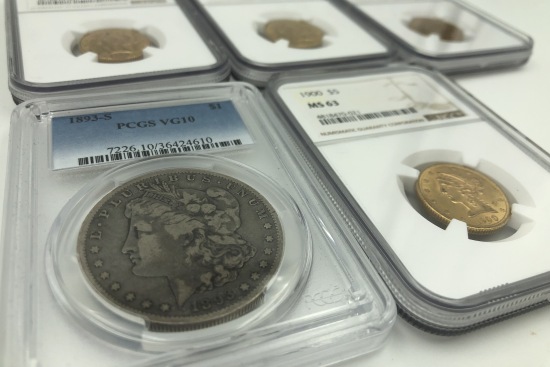 ​Past Numismatic, Commemorative and Bullion Coins