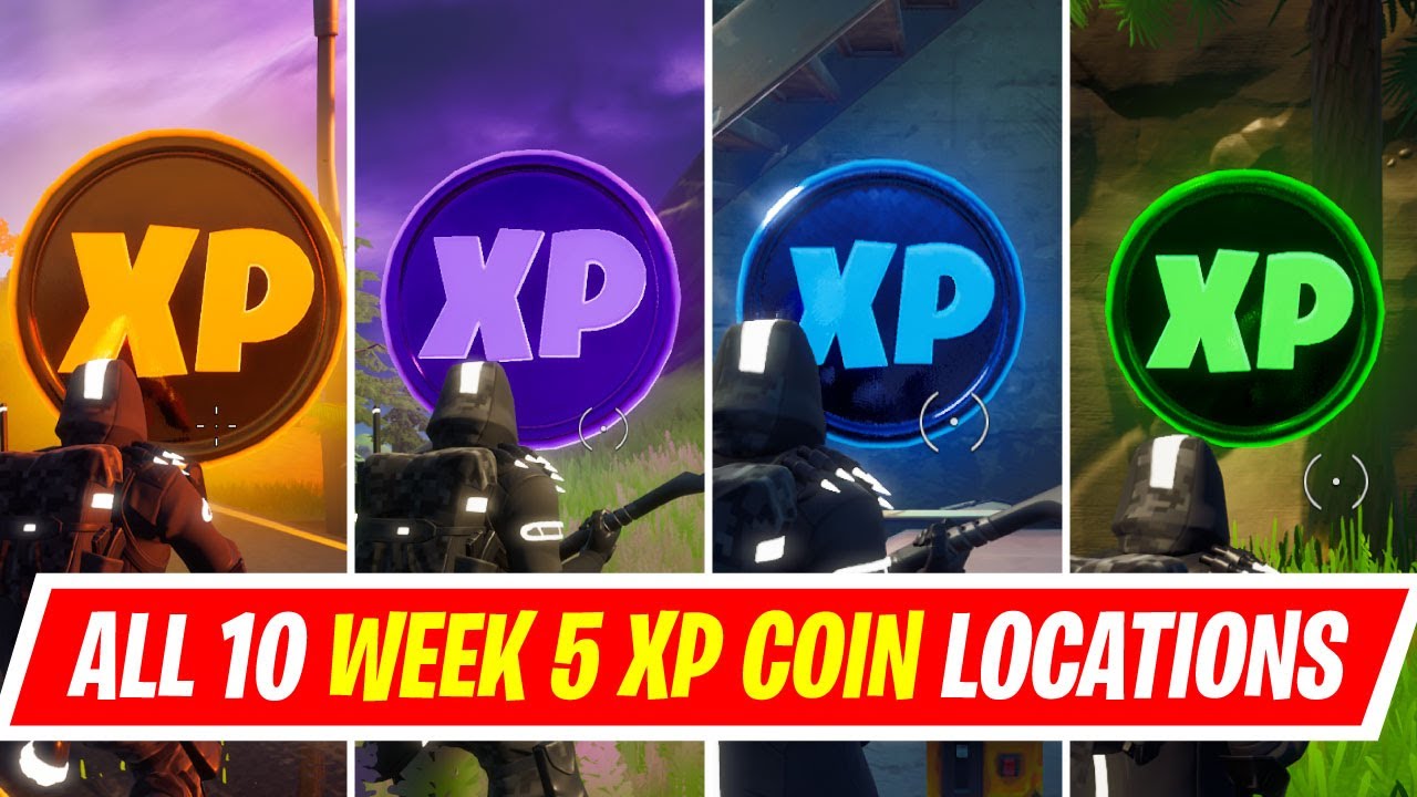 Fortnite Season 5 Week 10 XP Coins Locations Already Found