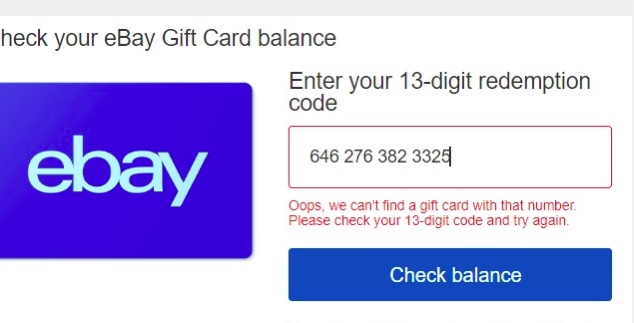 eBay Gift Card | Buy a code online from $25 | 1001fish.ru