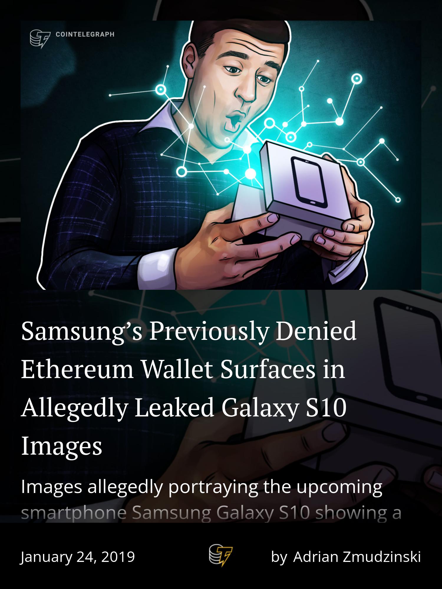 Samsung’s Galaxy S10 gets in-built cryptocurrency wallet - Businessday NG