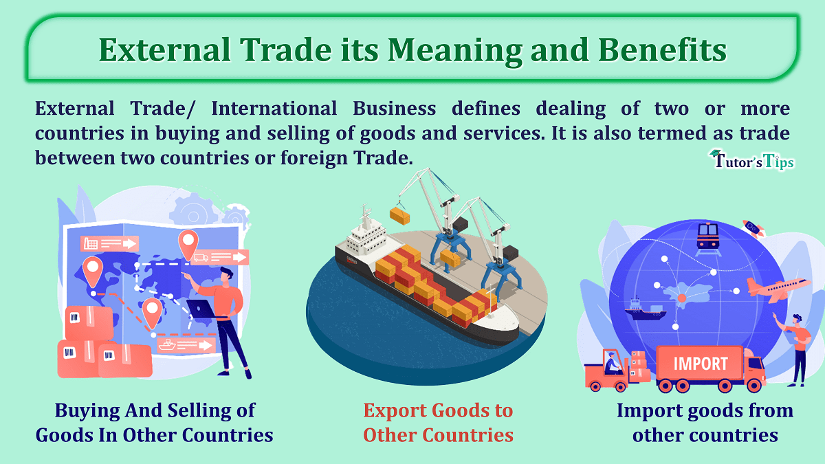 Meaning and reasons for International Trade - Definition, Examples