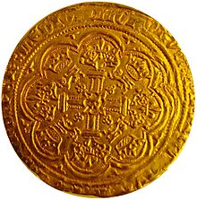 EDWARD III, PRE-TREATY PERIOD GOLD NOBLE