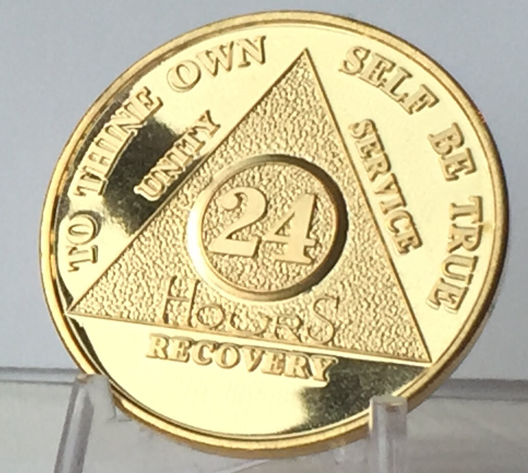 Patriotic Rosie AA Coin 24hryrs Sobriety Chip — MY RECOVERY STORE