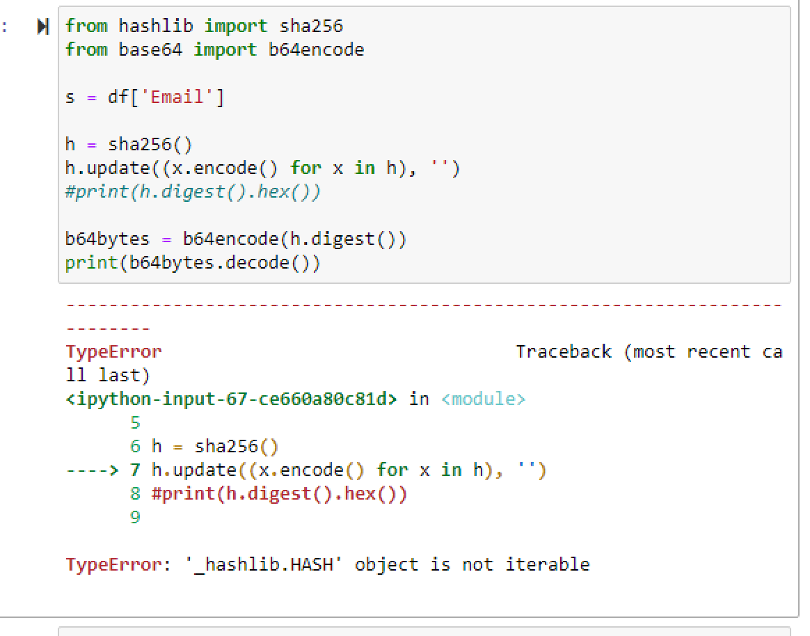 HashWith using algorithm SHA