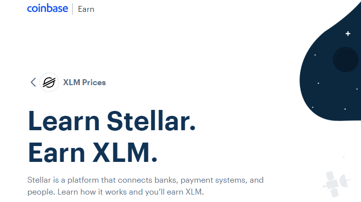 Earn 50 Dollar of XLM on Coinbase - Investbox