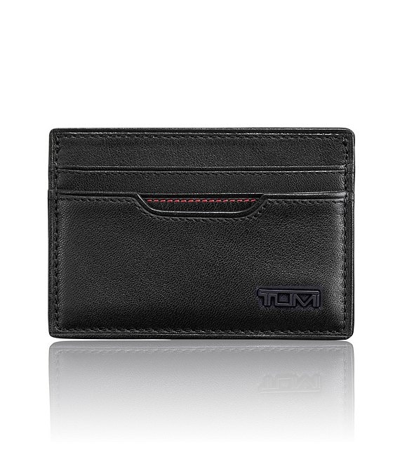 Tumi Handsome Brown Leather ID Lock Wallet, With Box # | Black Rock Galleries