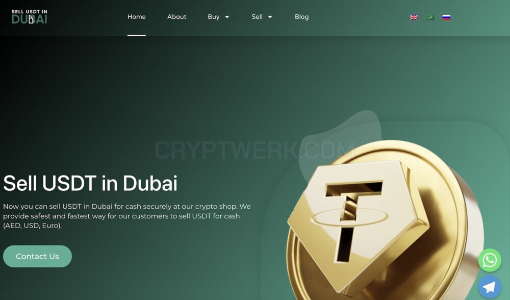 Buy USDT In Dubai | CoinCashy