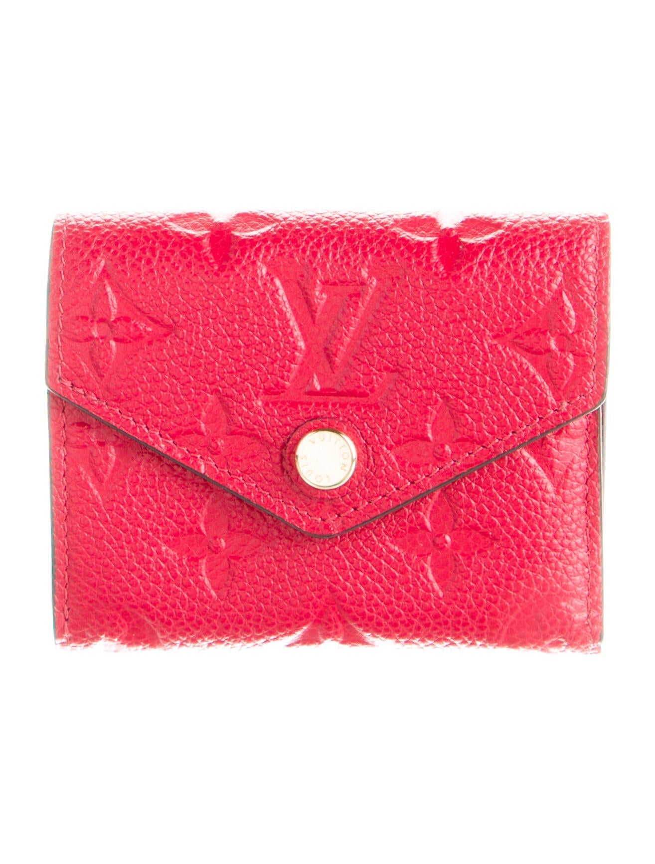 Louis Vuitton Red Monogram Empreinte Zippy Wallet | myGemma | Item #