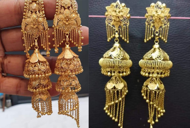 Latest 64+ Gold Jhumka Earrings Designs Online | Malabar Gold & Diamonds