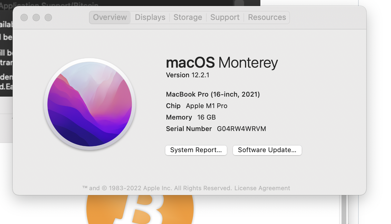 How to run a Bitcoin Core Node MacOS