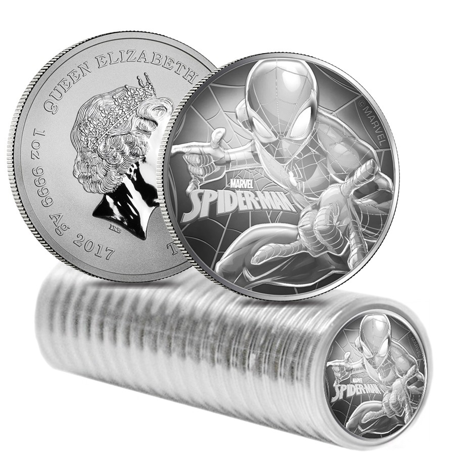 Limited Edition Spiderman Silver Coin