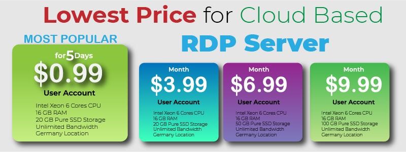 Buy Cheap RDP - Shared USA/UK/NL RDP @$/M