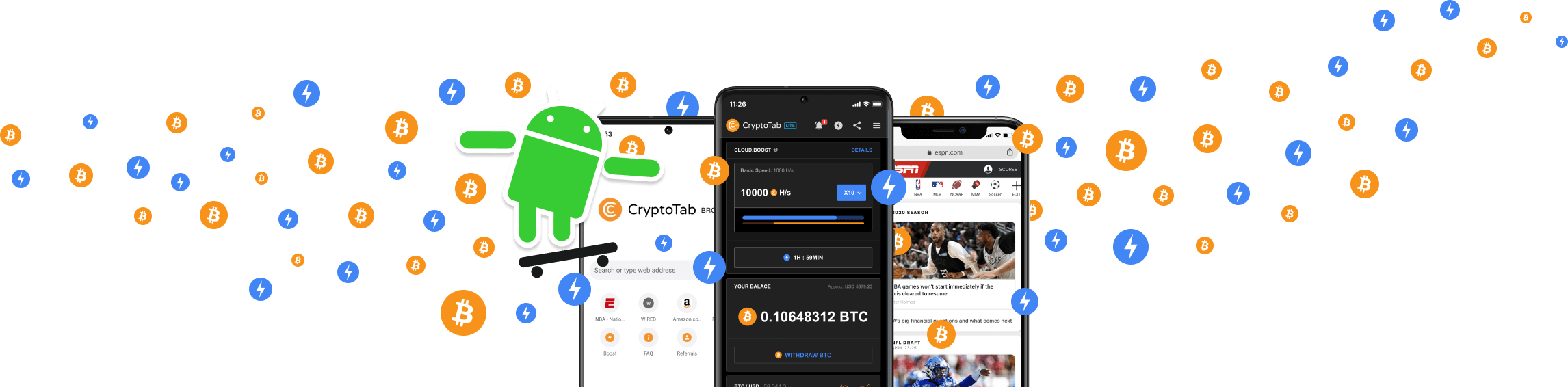 Start mining professionally | CryptoTab Browser