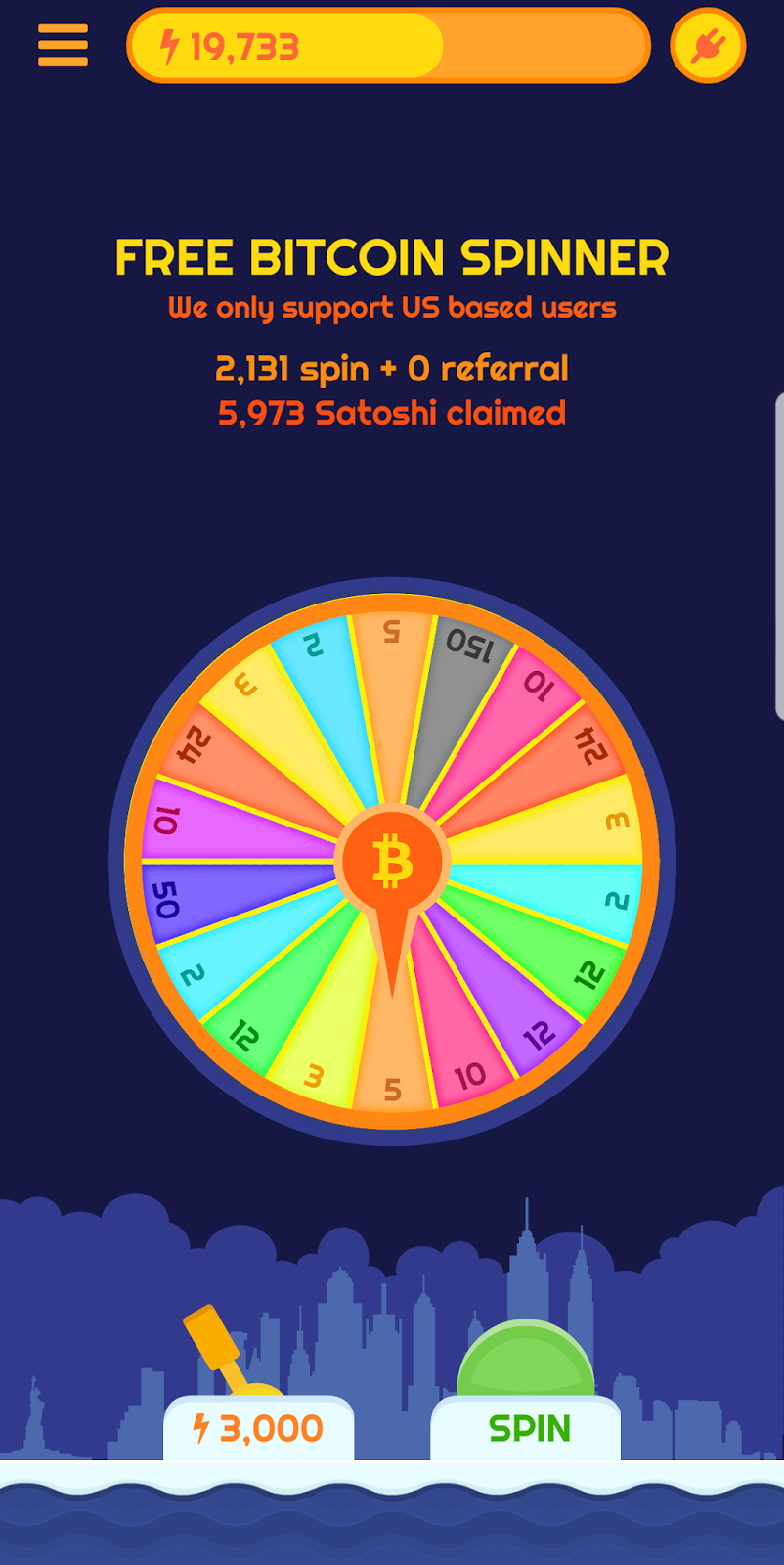 Download Bitcoin Spin - Earn Free Bitcoin by playing a game APK For Android | Appvn Android