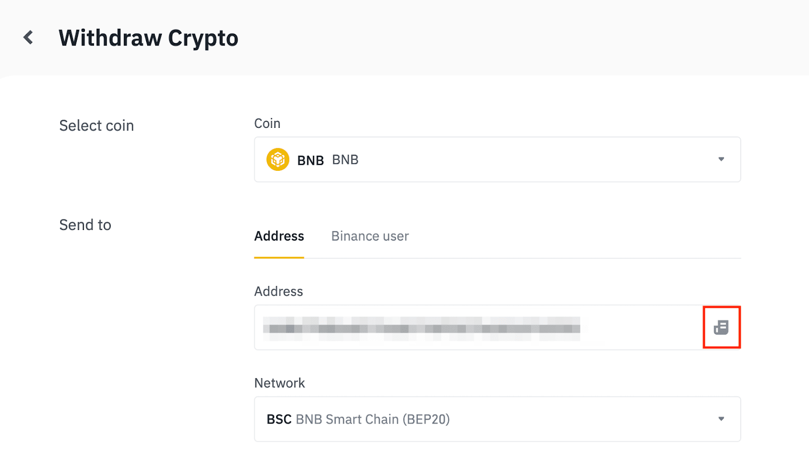 Sell BNB Binance Coin the easy way