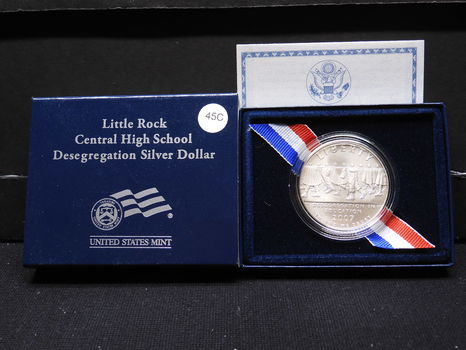 Little Rock Central High School Silver $1 | U.S. Mint