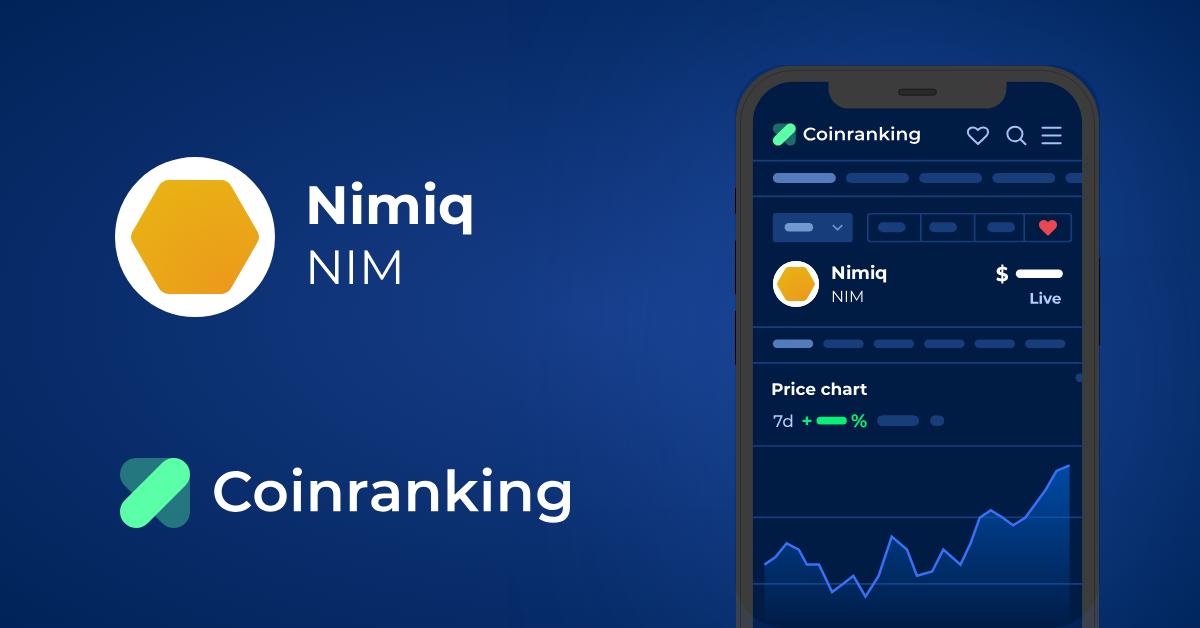 Nimiq Exchange Token Price Today - NET Coin Price Chart & Crypto Market Cap