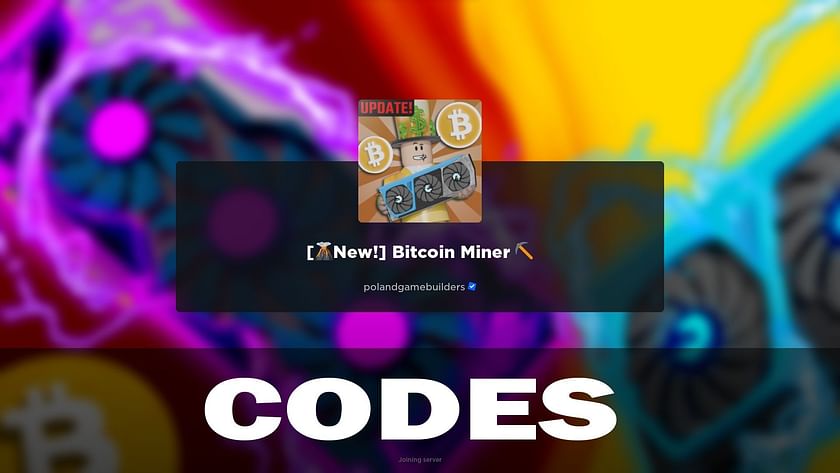 Bitcoin Miner Codes January - RoCodes