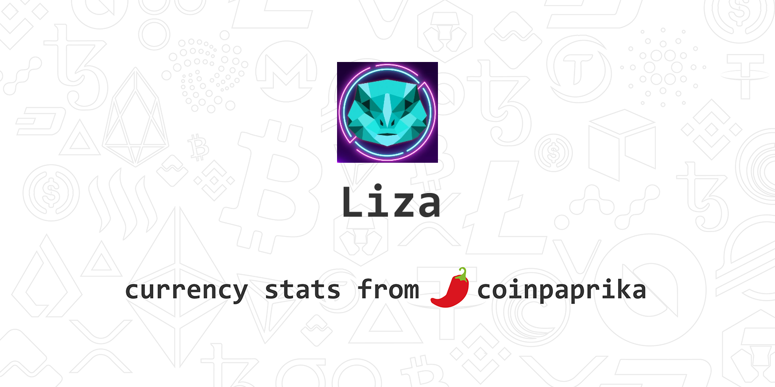 Where to Buy LIZA (LIZA)? Exchanges and DEX for LIZA Token | 1001fish.ru