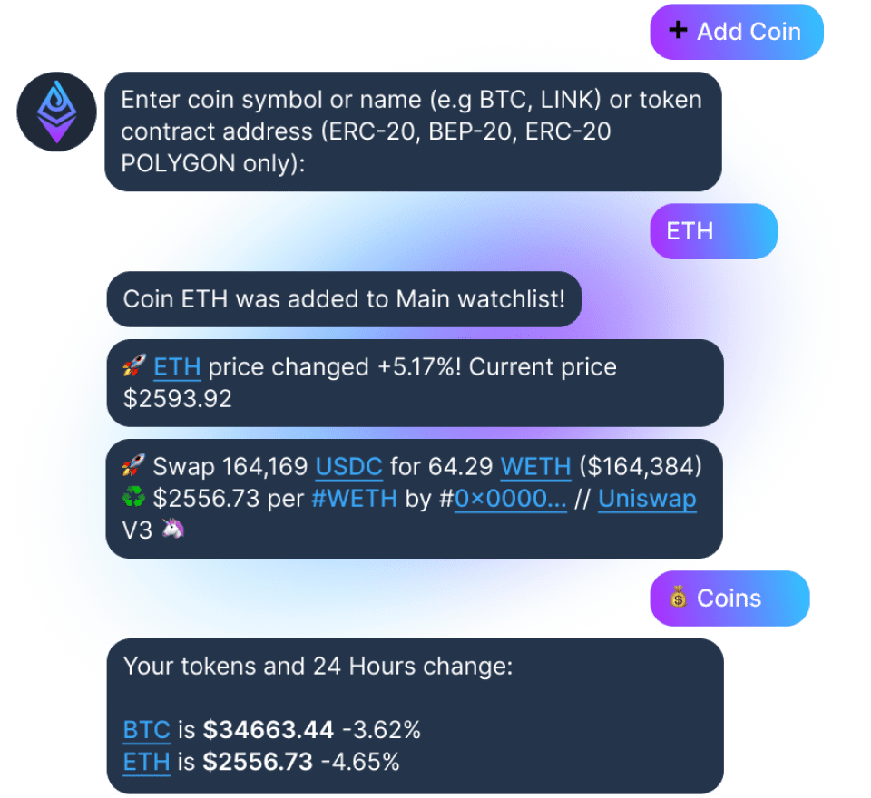 Bitcoin & Ethereum Trading Telegram Channel link