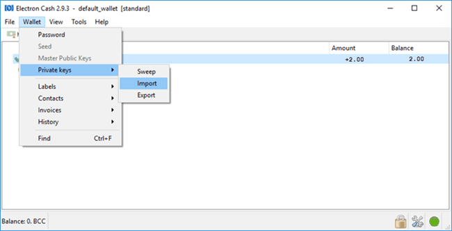 Sweeping your private keys into Electrum – Bitcoin Electrum