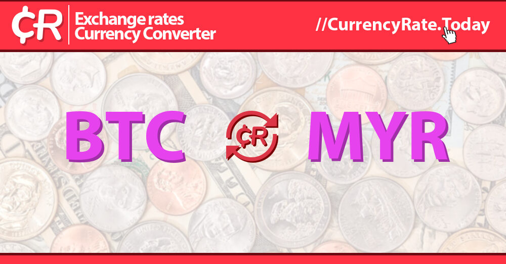 BTC to MYR converter - Bitcoin to Malaysian Ringgit calculator