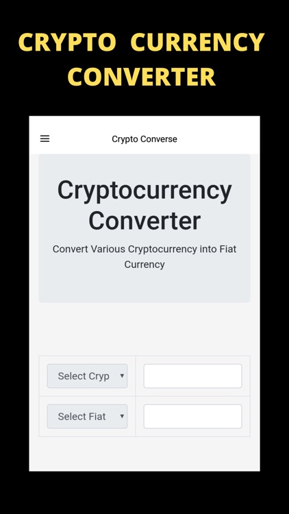 Cryptocurrency Converter - Use Our Crypto Exchange Calculator - Swaps App